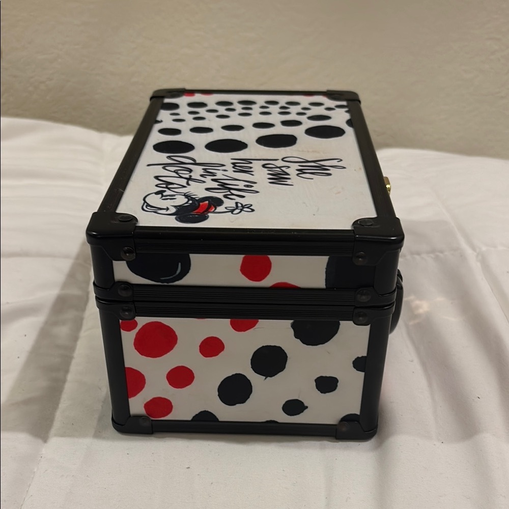 Disney Black and Red Polka Dot Storage Box - Picture 2 of 6